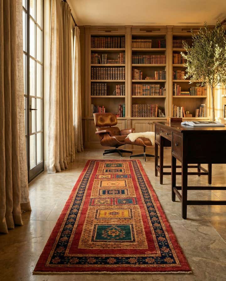 2' 11 x 9' 8 Kashkuli Runner Rug