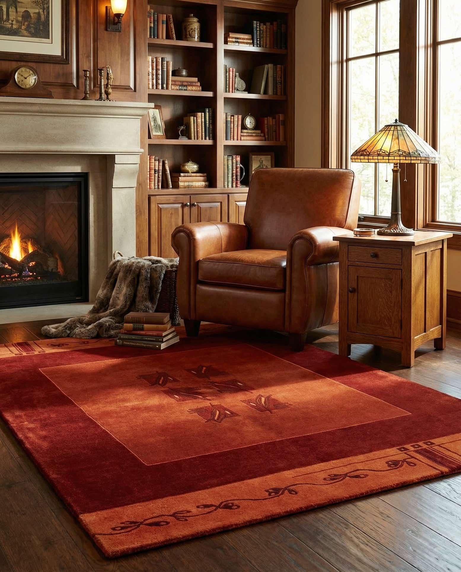 5' 8 x 7' 10 Hand Knotted Tibet Wool Rug