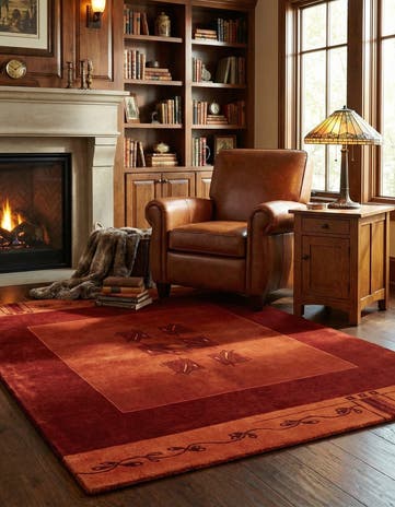 5' 8 x 7' 10 Hand Knotted Tibet Wool Rug