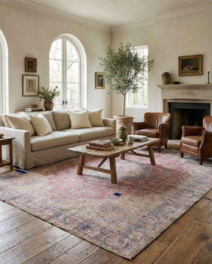 9' x 13' 2 Hand Knotted Ultra Vintage Persian Wool Rug