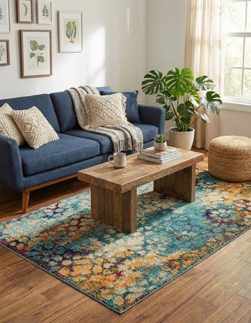 4' x 6' Washable Carnevale Rug