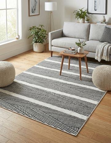 Black Sabrina Soto Casa Madrid Rug