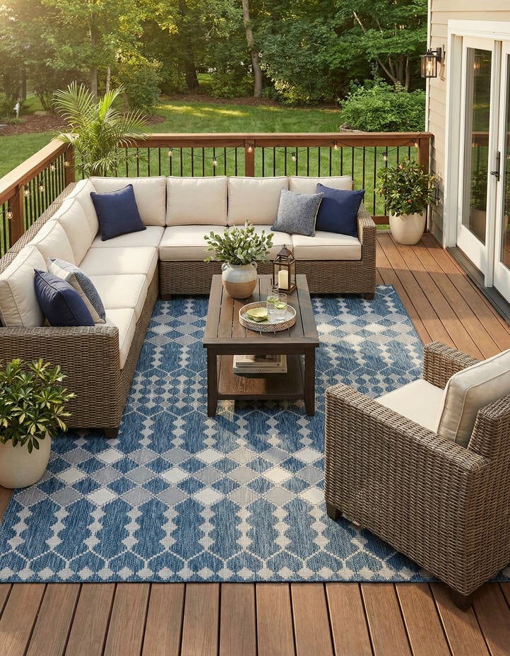 9' x 12' Easy-Clean Lattice Indoor / Outdoo...