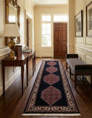 2' 6 x 7' 7 Bidjar Wool Runner Rug