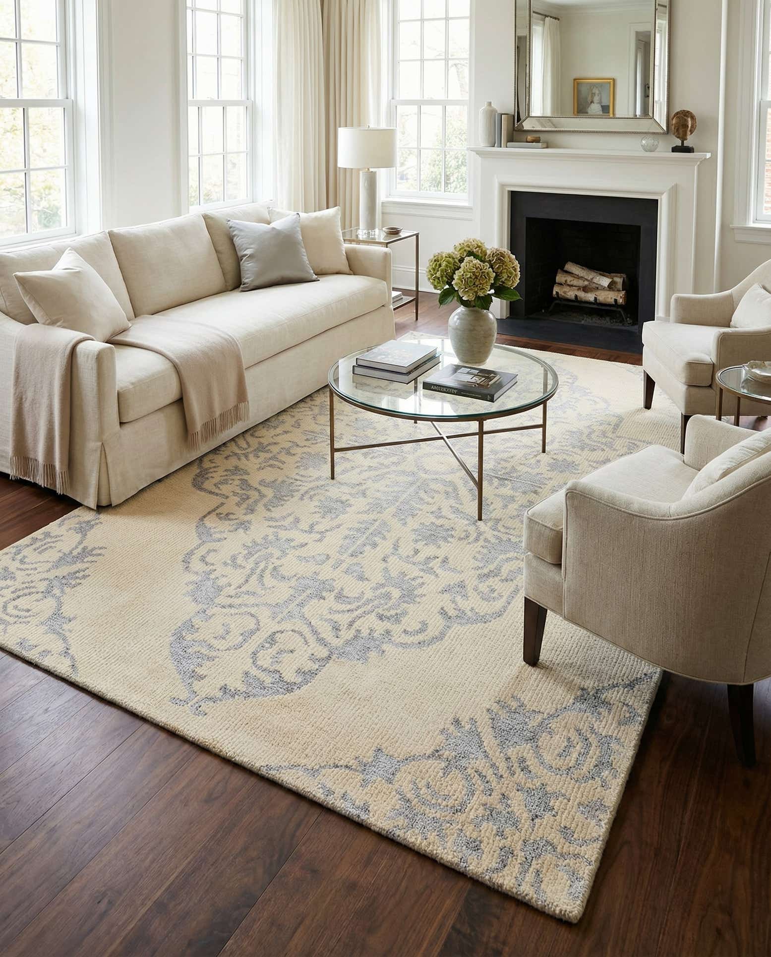 5' x 8' Hand Knotted Darya Rug
