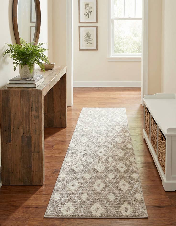 Detail image of 2' x 8' Sepia Runner Rug