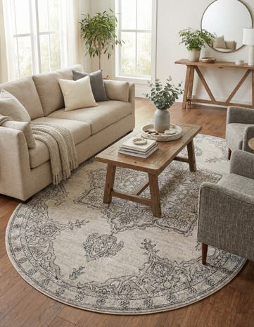 Ivory Nyla Oval Rug
