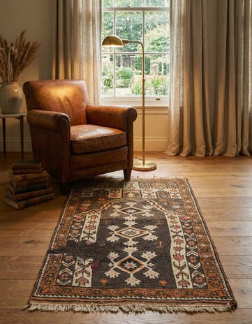 2' 7 x 4' 9 Hand Knotted Balouch Persian Wool Rug