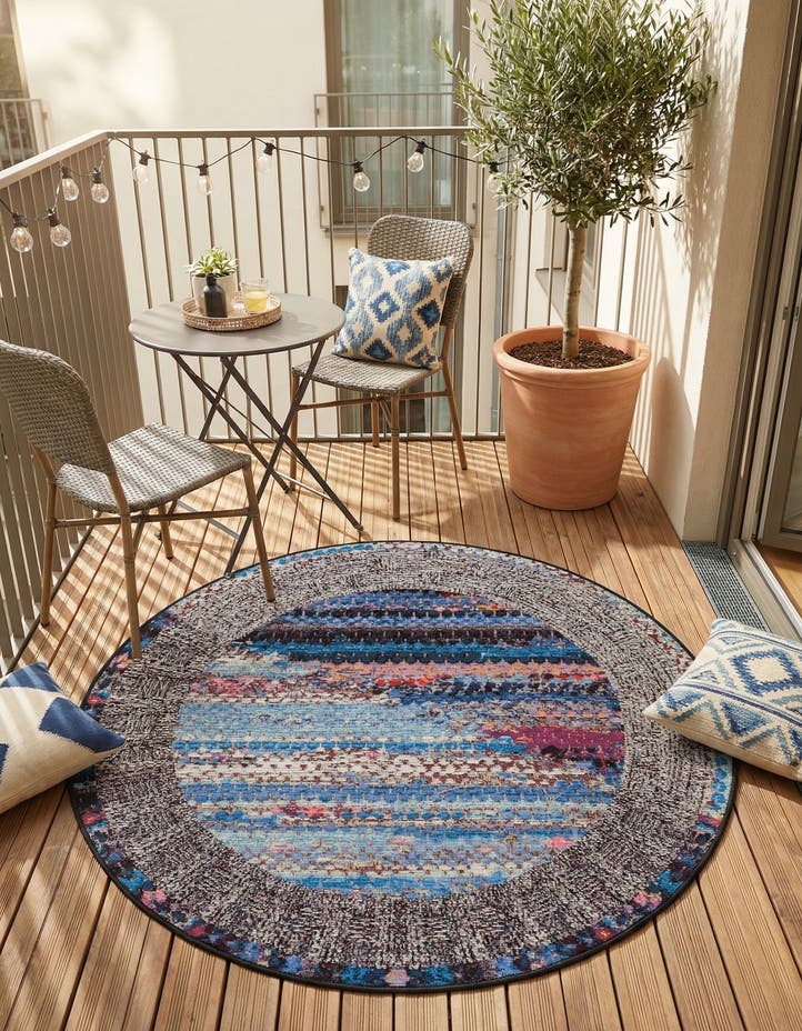 4' x 4' Easy-Clean Modern Indoor / Outdoor...