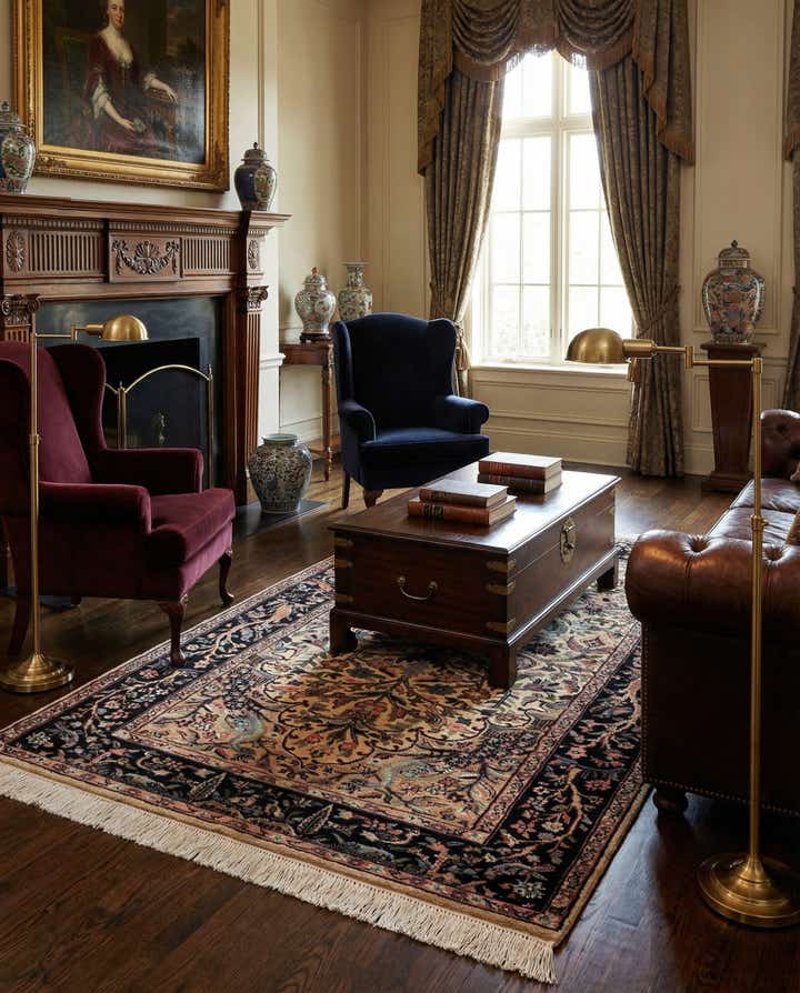 3' 2 x 5' 3 Hand Knotted Bokhara Oriental Rug