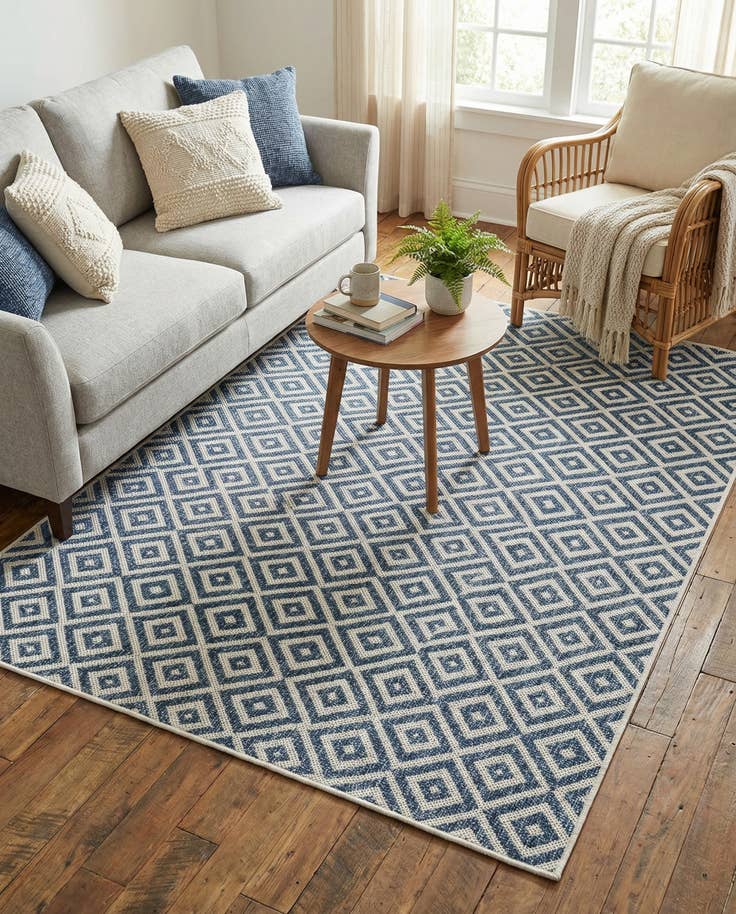Detail image of 4' x 6' Easy-Clean Jill Zarin Costa Rica Indoor / Outdoor Rug