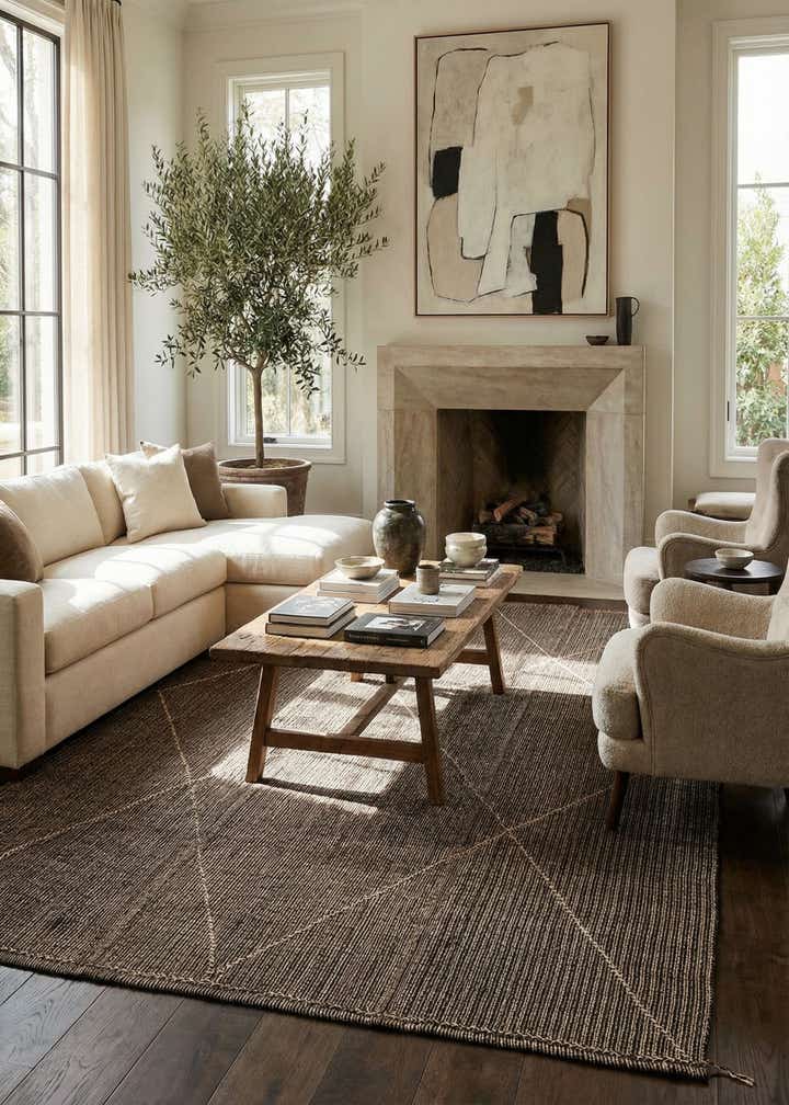 9' 9 x 14' 8 Hand Knotted Moroccan Wool Rug