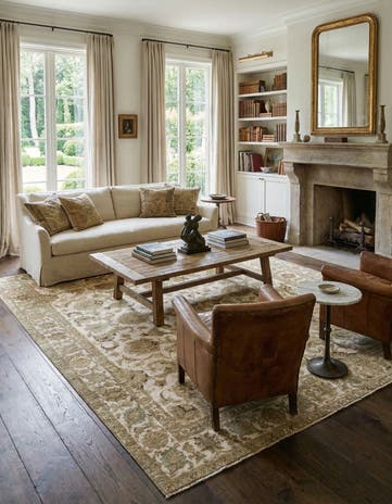 9' 8 x 12' 10 Hand Knotted Ultra Vintage Persian Wool Rug