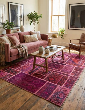 5' 8 x 7' 6 Hand Knotted Ultra Vintage Persian Wool Rug