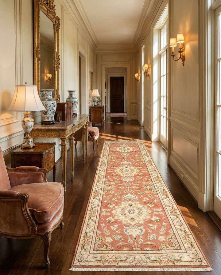 3' 1 x 10' 5 Tabriz Runner Rug