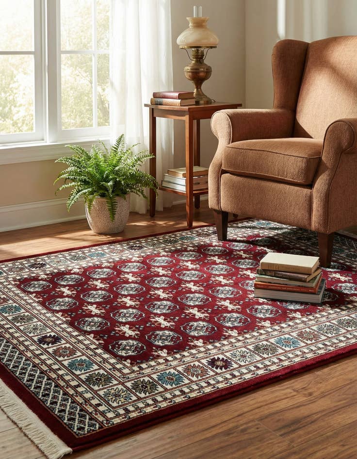 Detail image of  4' x 6' Nain Design Rug