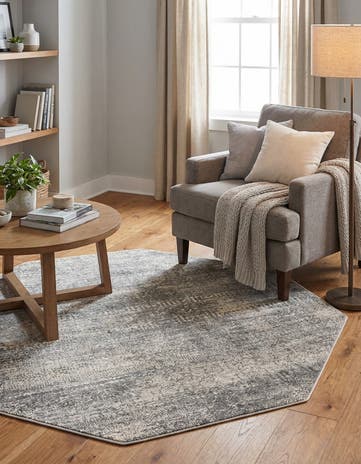 5' 3 x 5' 3 Finsbury Octagon Rug