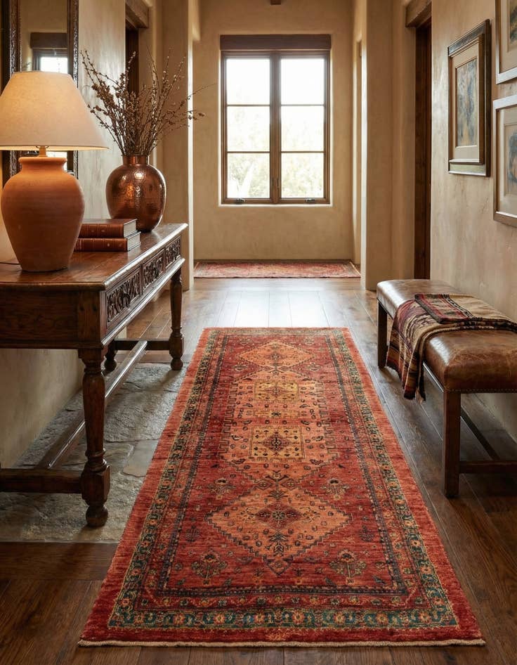 Detail image of 2' 11 x 6' 1 Kashkuli Runner Rug