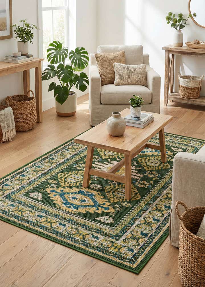 4' x 6' Easy-Clean Baja Indoor / Outdoor Rug