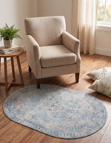 3' 3 x 5' 3 Newport Oval Rug