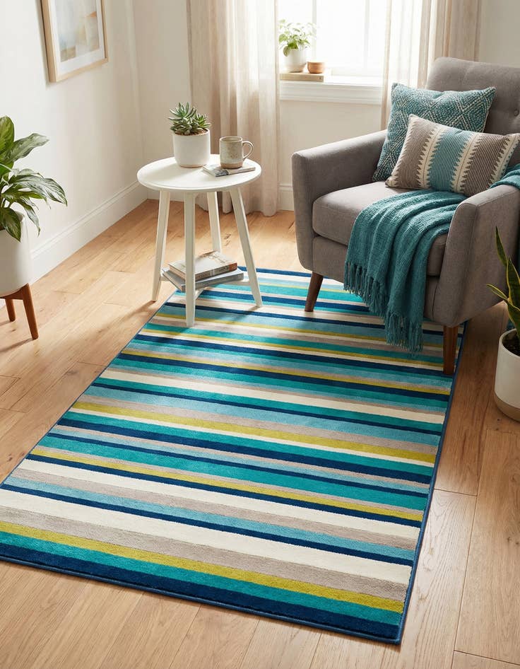 Detail image of  1' 4 x 1' 4 Azalea Sample Rug