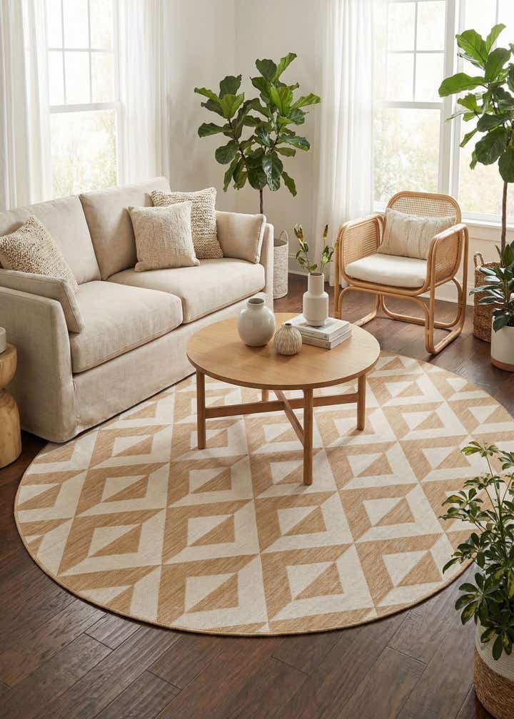 7' 10 x 10' Easy-Clean Jill Zarin Napa Indoor / Outdoor Oval Rug