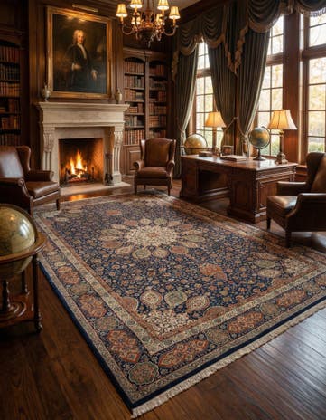 11' x 16' Tabriz Wool Rug