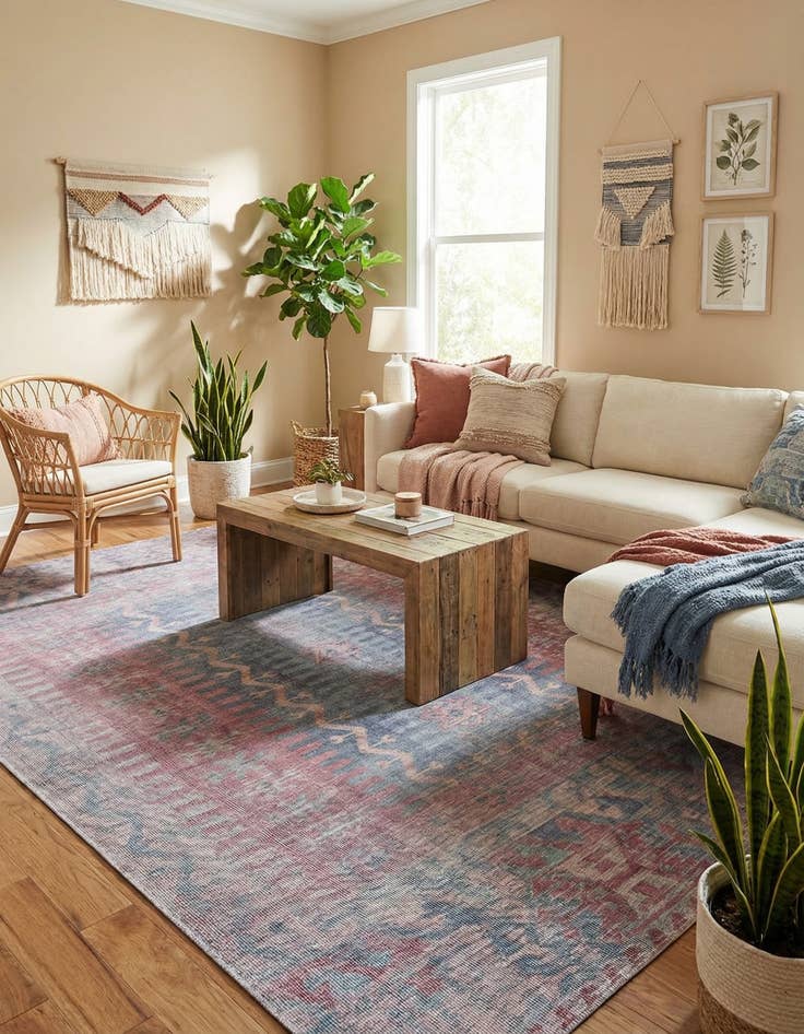 Detail image of  7' 3 x 10'  Washable Sisu Rug