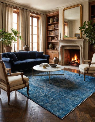 9' 7 x 12' 8 Vintage Royal Wool Rug