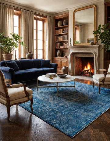 9' 7 x 12' 8 Vintage Royal Wool Rug