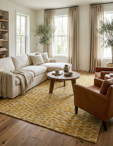 6' x 8' 9 Hand Knotted Darya Wool Rug