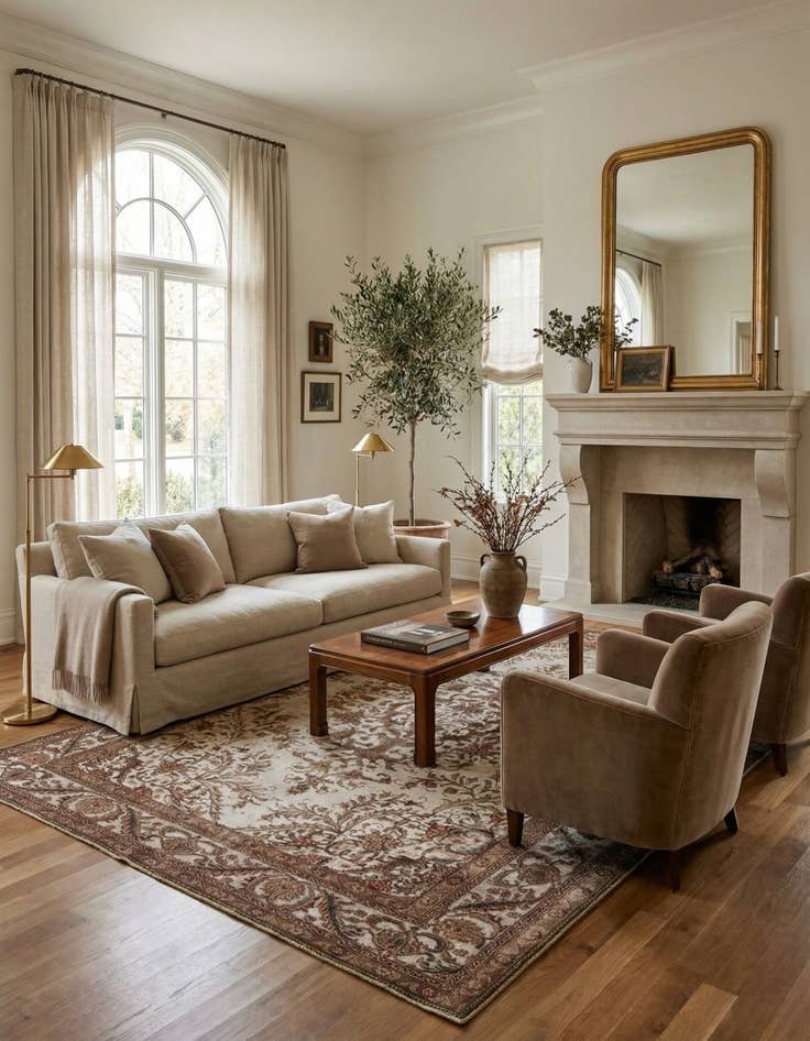 Detail image of 9' 3 x 13' 2  Hand Knotted Ultra Vintage Persian Wool Rug