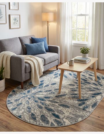 3' 3 x 5' 3 Charleston Oval Rug