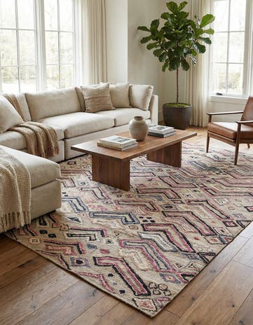 9' x 12' 1 Hand Knotted Darya Wool Rug