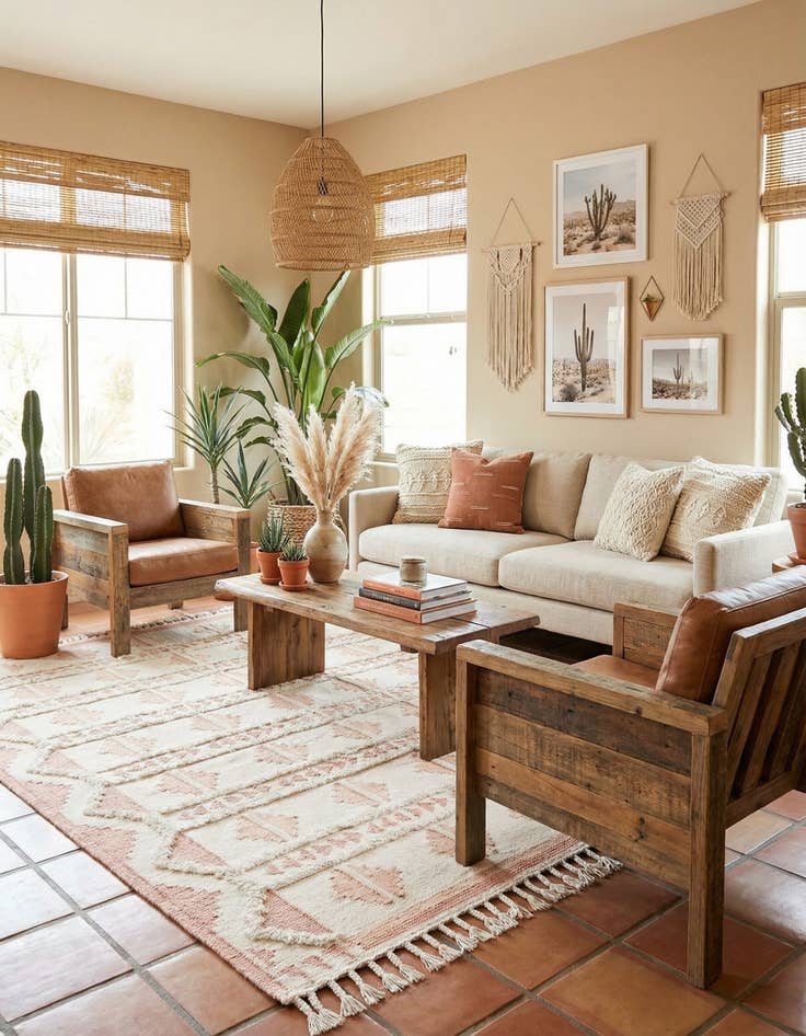 Detail image of  9' x 12'  Hand Woven Arizona Wool Rug