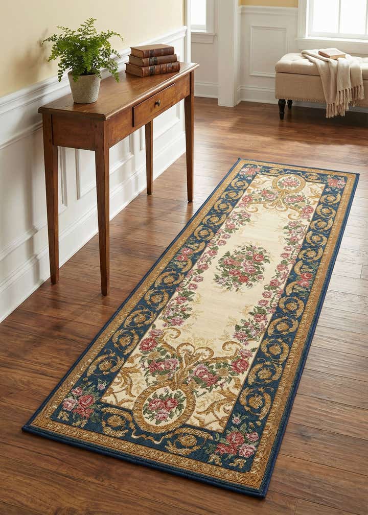2' x 6' Easy-Clean Traditional Indoor / Outdoor Runner Rug