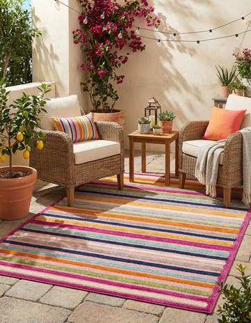 4' x 6' Easy-Clean Aruba Indoor / Outdoor Rug