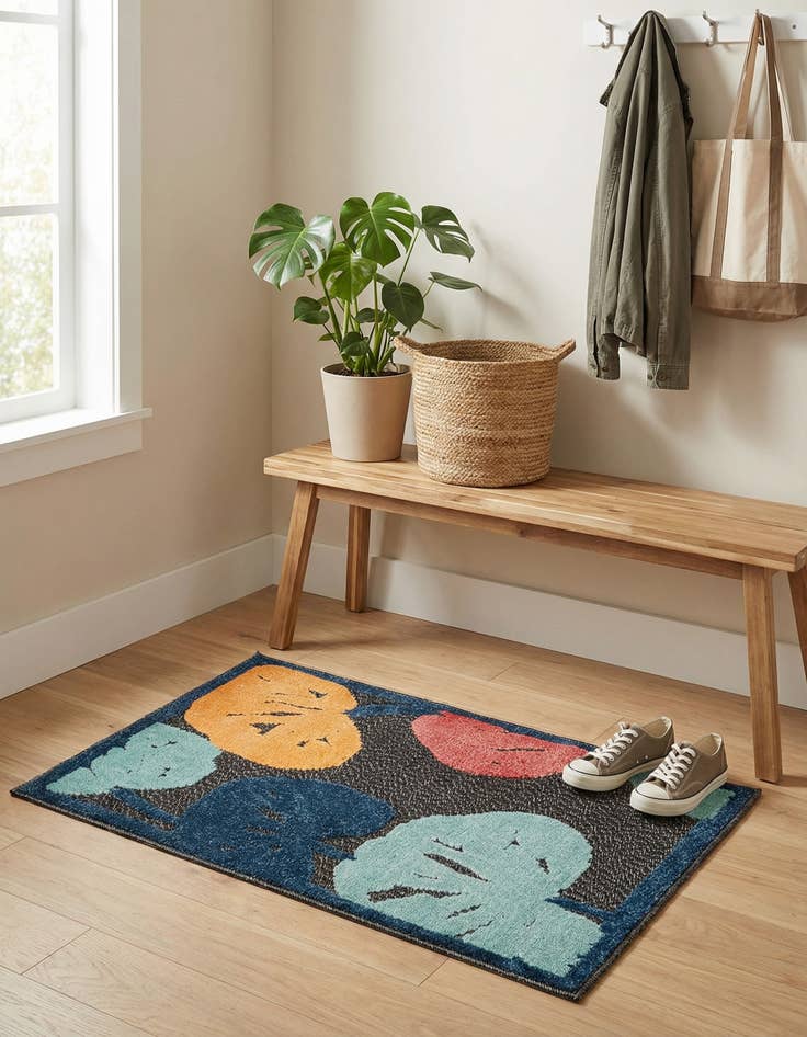 Detail image of 2' x 3'  Washable Belize Indoor / Outdoor Rug