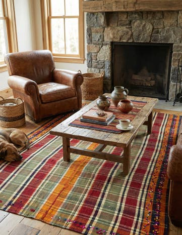 5' 5 x 8' 7 Jajim Wool Rug