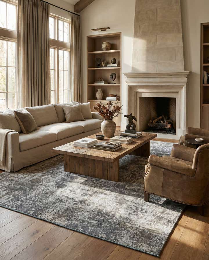 8' 10 x 12' Hand Knotted Ultra Vintage Persian Wool Rug