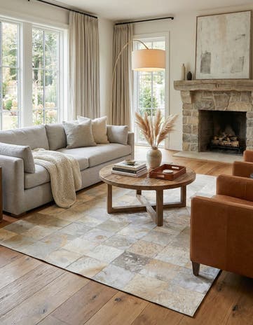 5' x 8' Cowhide Rug