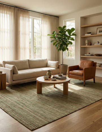 6' 4 x 9' 1 Hand Woven Kilim Modern Wool Rug