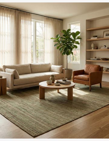 6' 4 x 9' 1 Hand Woven Kilim Modern Wool Rug