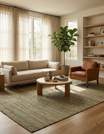 6' 4 x 9' 1 Hand Woven Kilim Modern Wool Rug