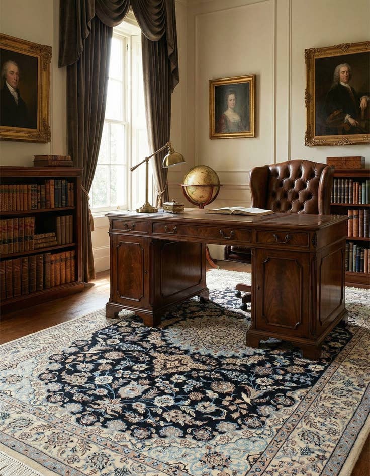 Detail image of 3' 9 x 5' 10 Nain Rug