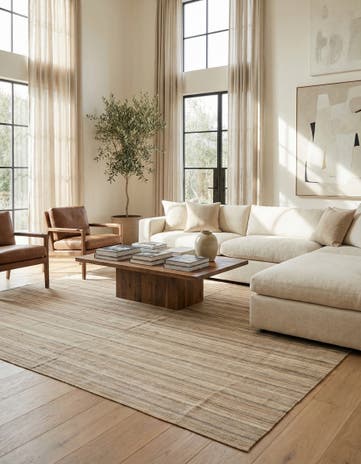 10' 1 x 12' 10 Hand Woven Kilim Modern Wool Rug