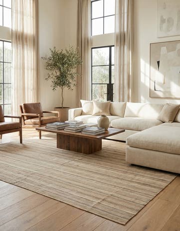 10' 1 x 12' 10 Hand Woven Kilim Modern Wool Rug