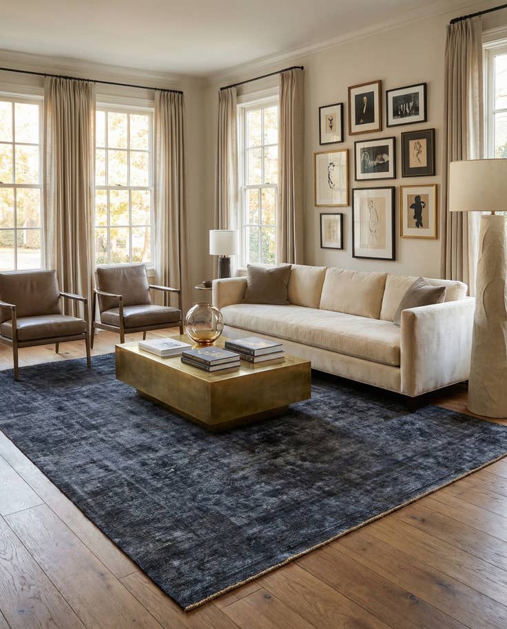 Detail image of 9' 1 x 12' 6 Hand Knotted Ultra Vintage Persian Wool Rug