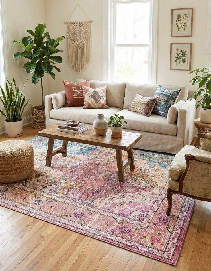 Detail image of 6' 7 x 9' Medina Rug