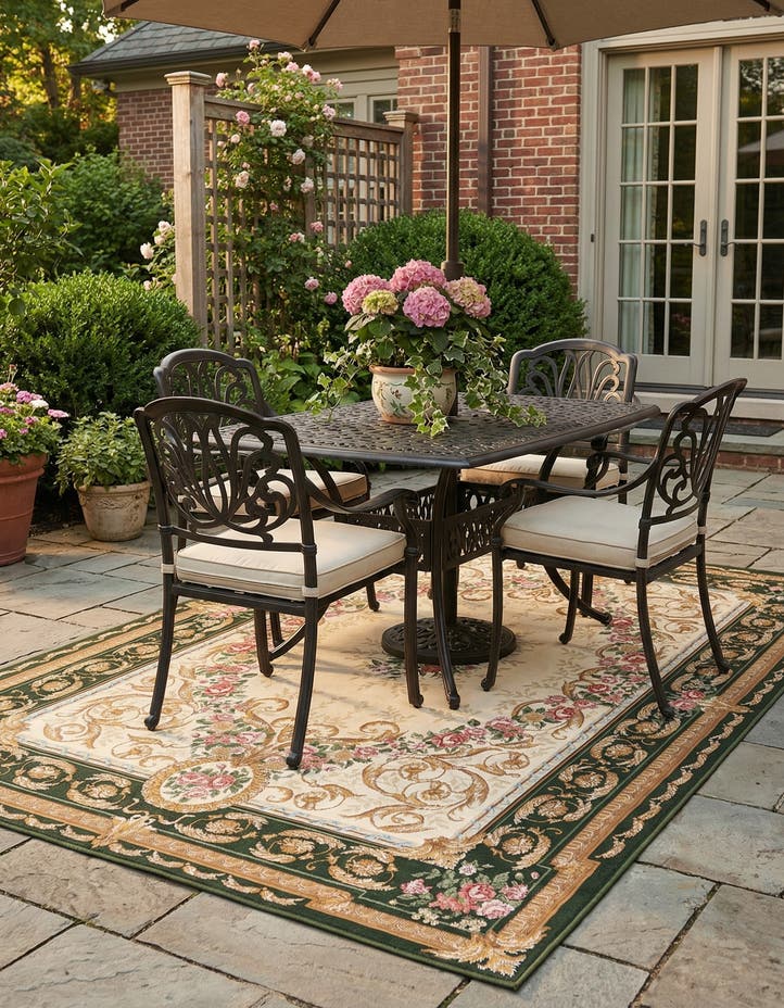 6' x 9' Easy-Clean Traditional Indoor / Ou...